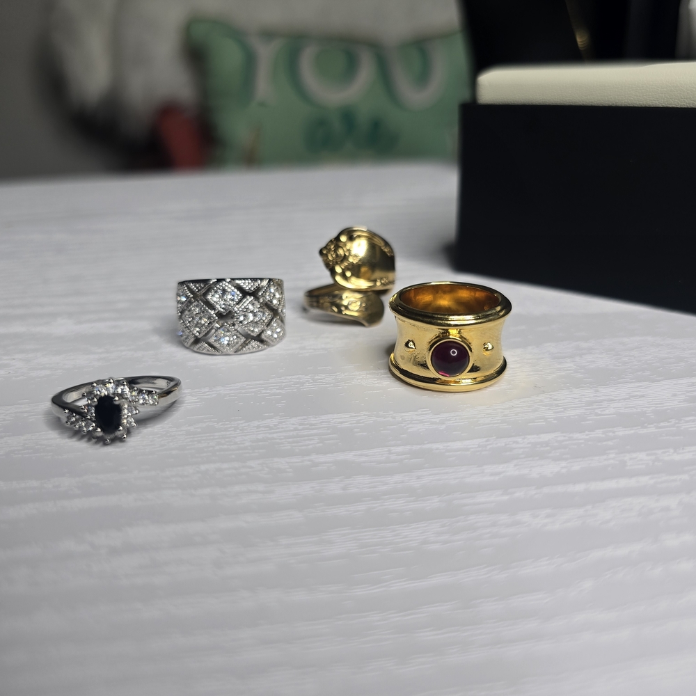 Vintage Gold and Silver Ring Collection